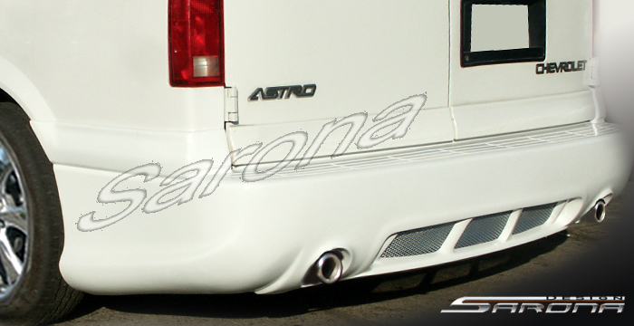 Custom Chevy Astro  Extended Rear Bumper (1995 - 2005) - $690.00 (Part #CH-034-RB)